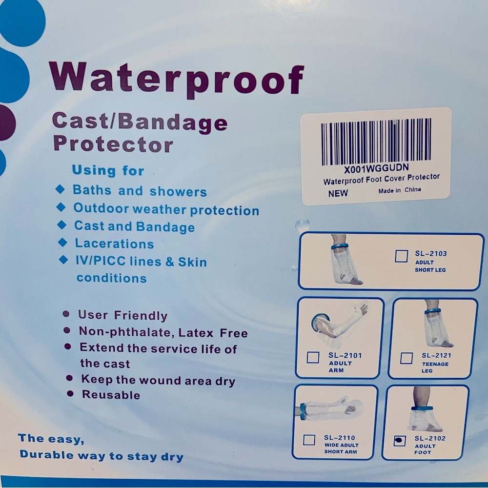 Waterproof Cast/ Bandage Protectir